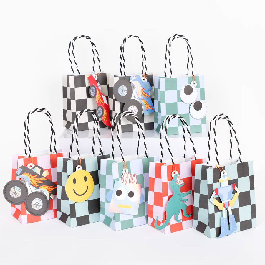 Meri Meri - Geschenktüten "Toybox" - 8 Stk