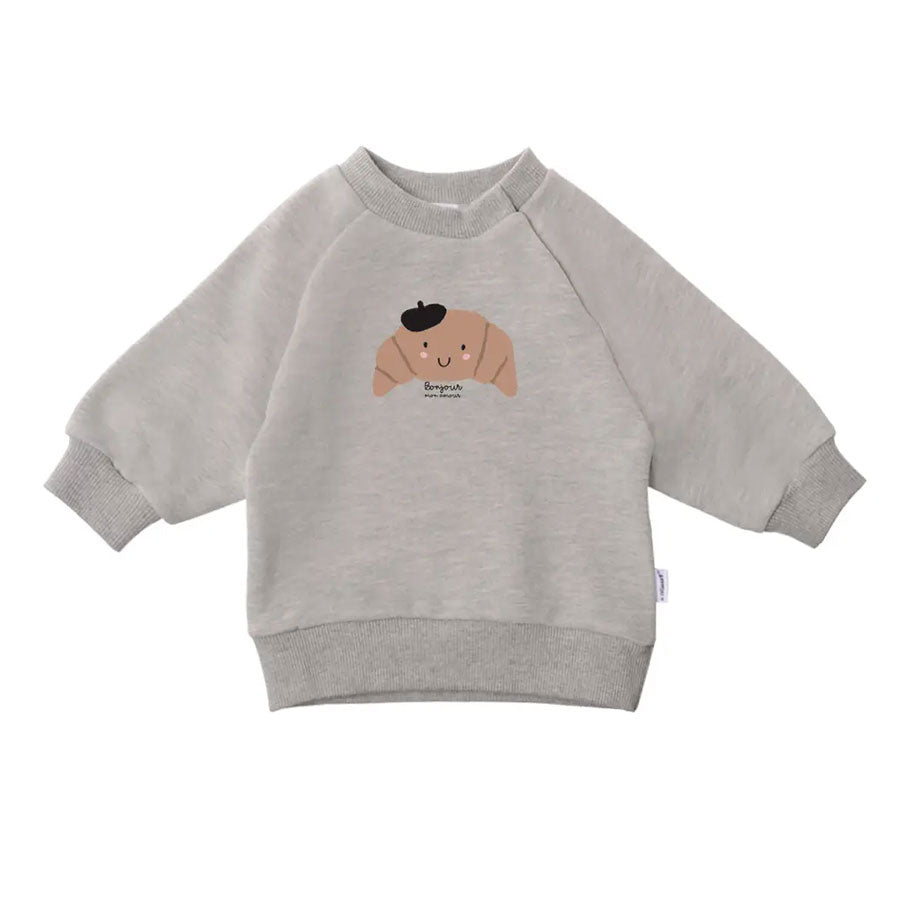 Pullover Croissant Grau