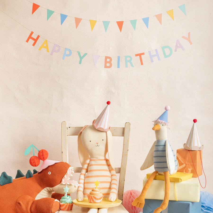 Meri Meri - Kleine Girlande Happy Birthday