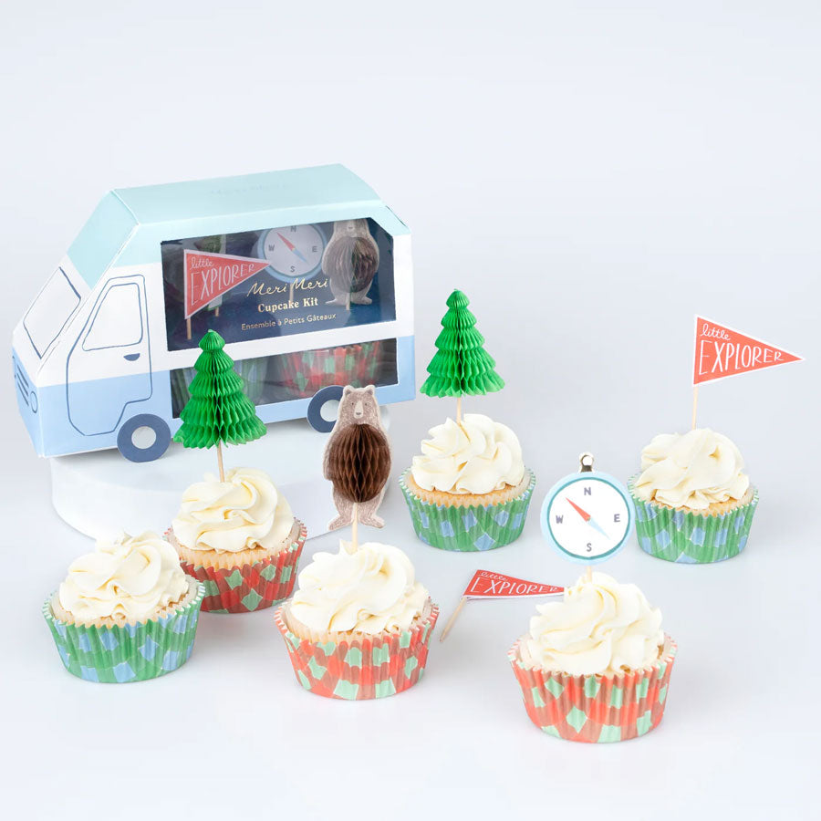 Meri Meri - Cupcake Set Adventure - 24 Stk