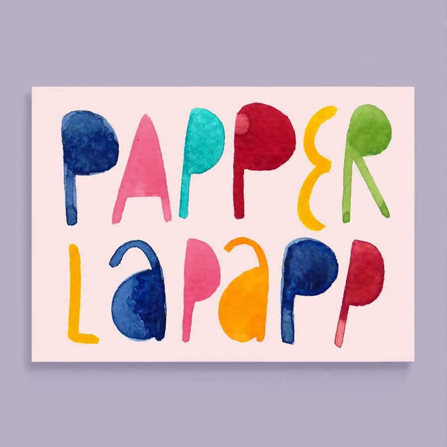 Postkarte "Papperlapapp"