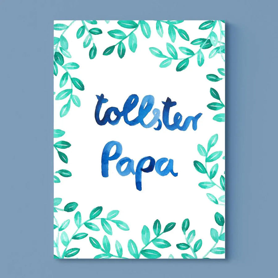 Postkarte "Tollster Papa"