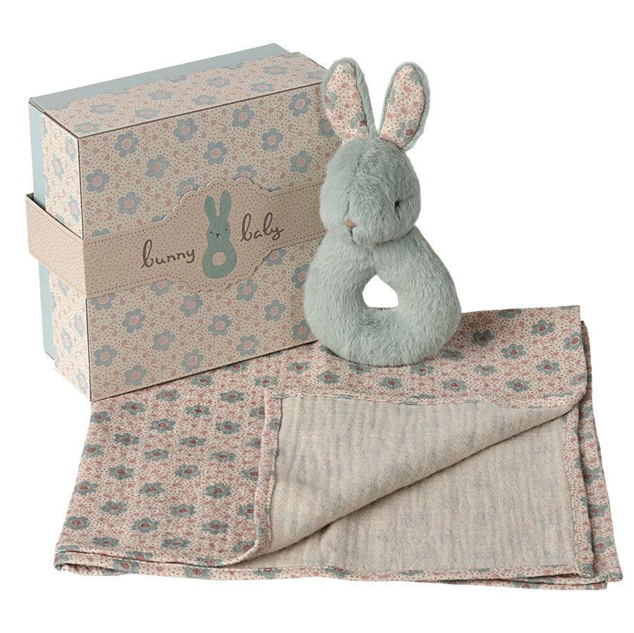 Maileg - Geschenkset Baby Hase Minze