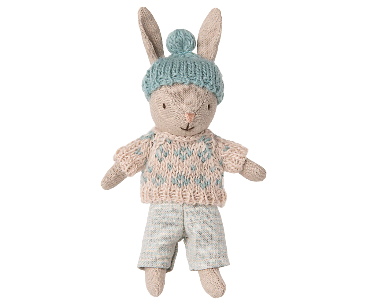 Maileg - Winterkaninchen, Micro - Sand Minze