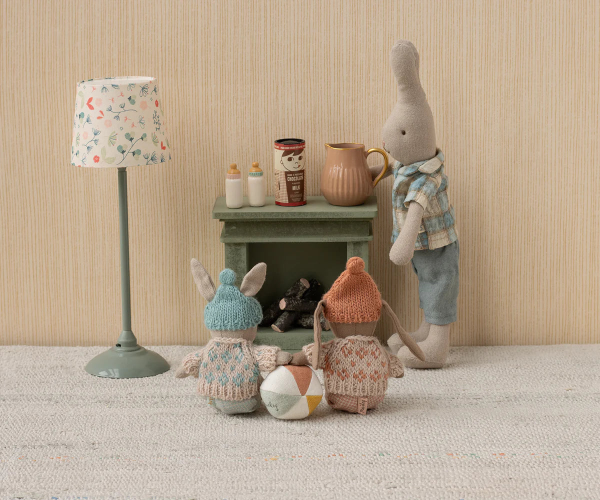 Maileg - Winterhase, Micro - Braun Rosa