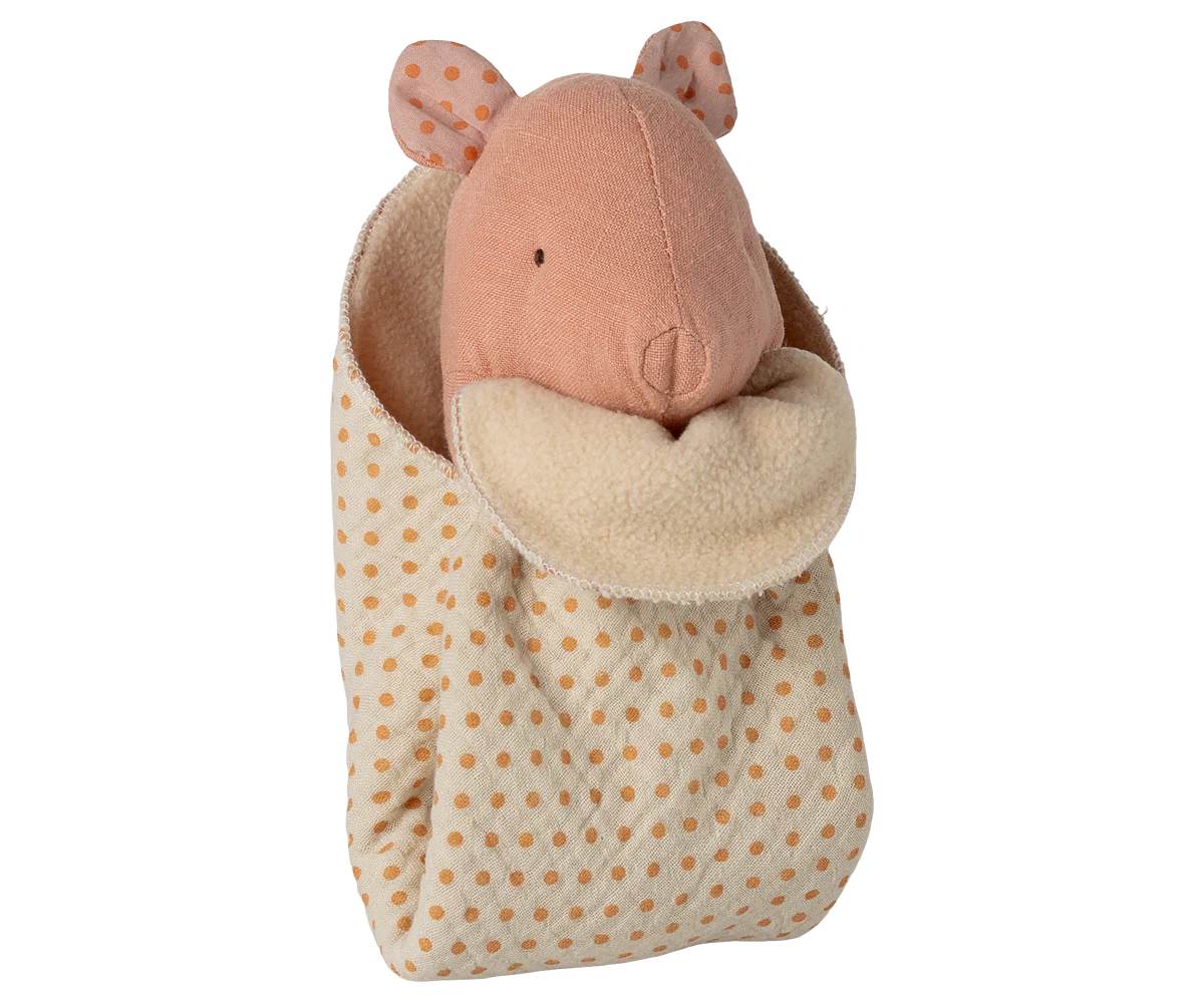 Maileg - Lullaby Friends, Schwein, Mini – Rose