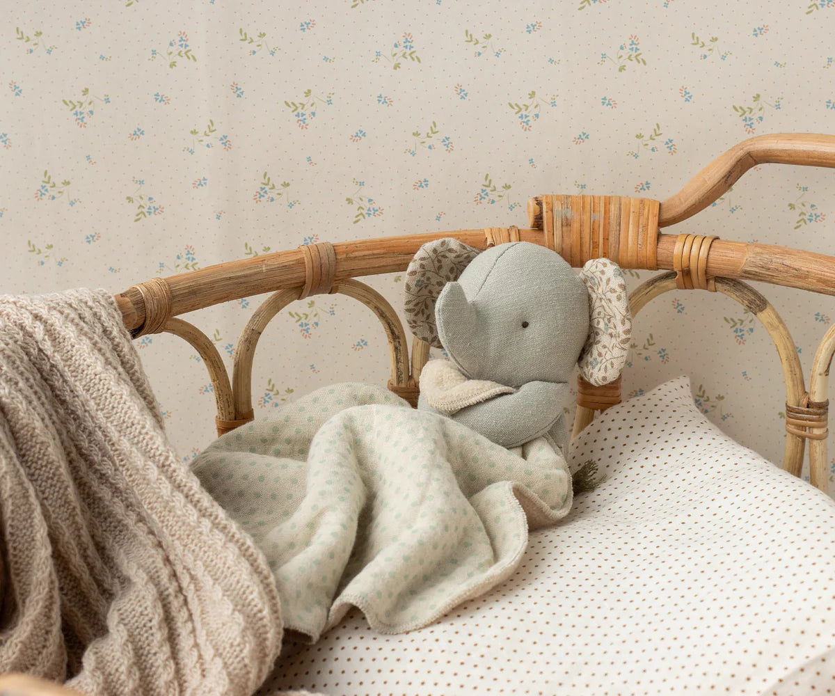 Maileg - Lullaby Friends, Elephant, Mini – Iron Grey