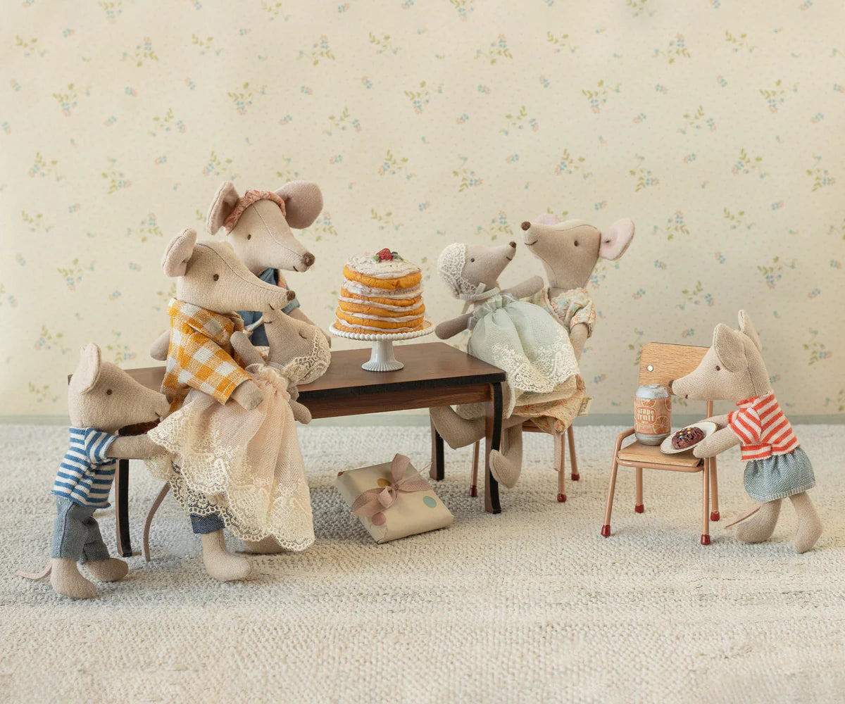 Maileg - Baby Maus im Kleid – Powder