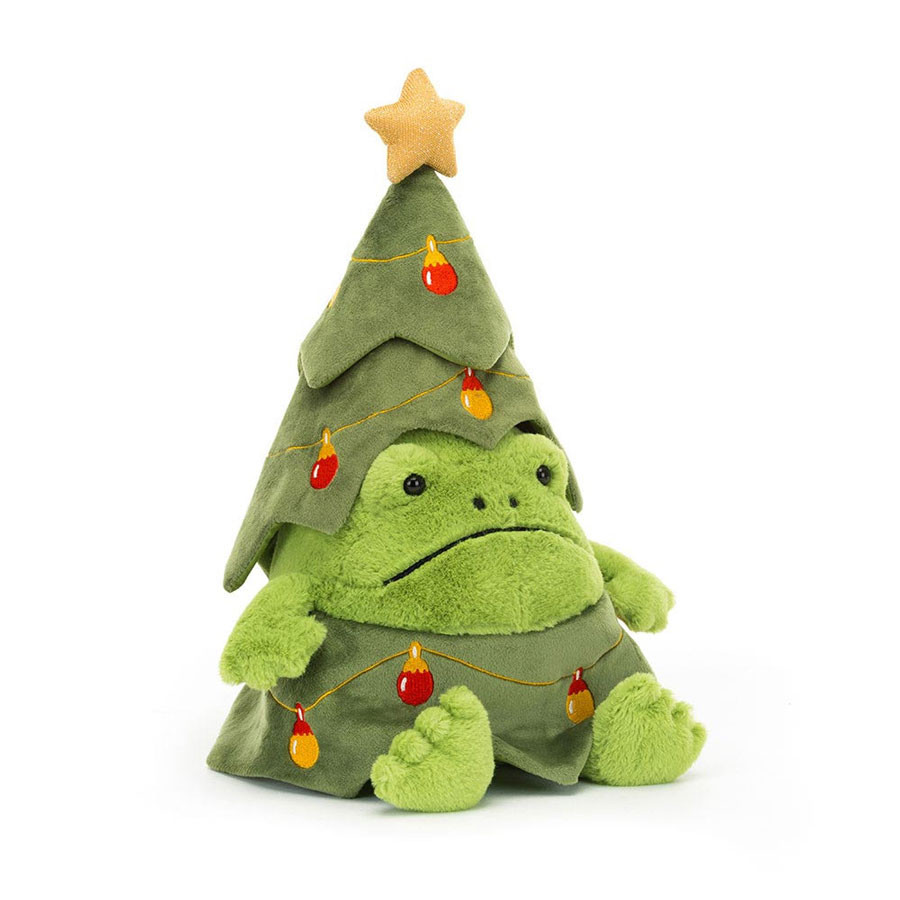 Jellycat - Christmas Tree Ricky Rain Frog