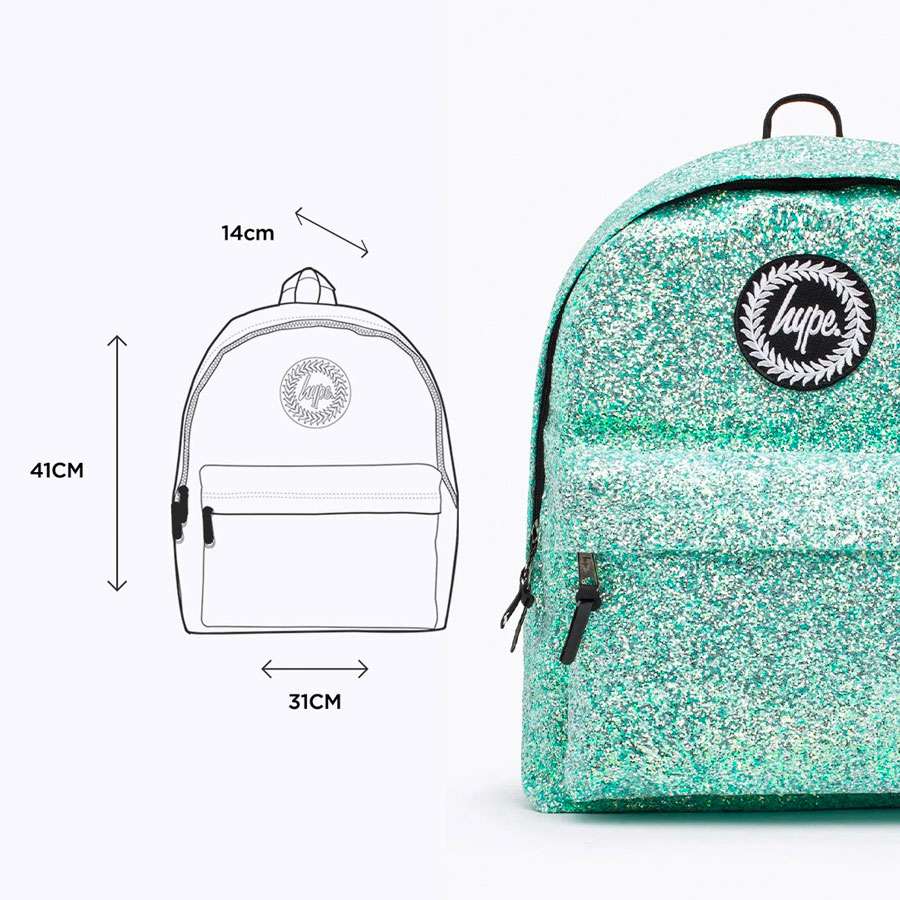 Hype mint green backpack online