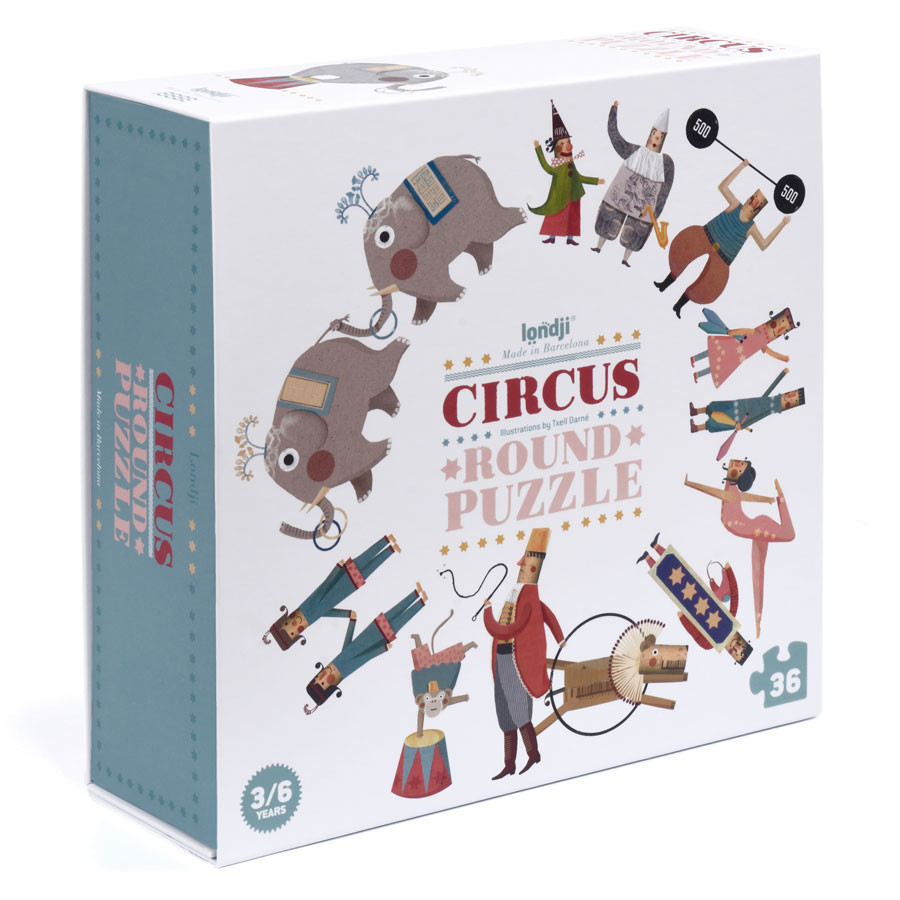 Londji - Rundes Puzzle Circus