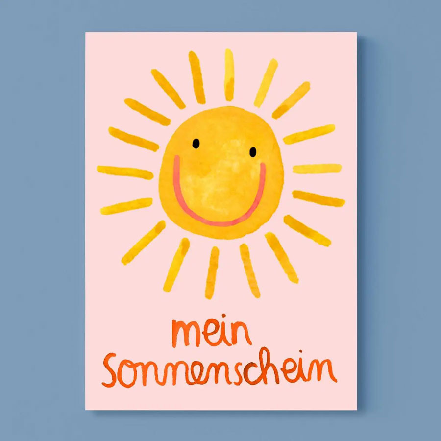 Postkarte "Mein Sonnenschein"