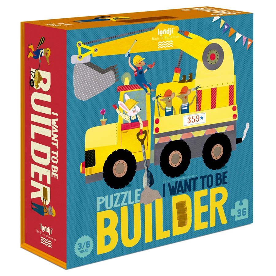 Londji - Puzzle "I want to be a Builder"