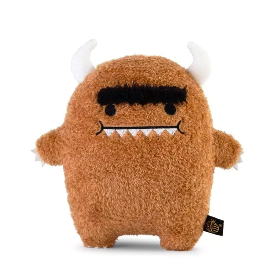 Noodoll - Braunes Monster mit Augenbrauen - Ricetodd