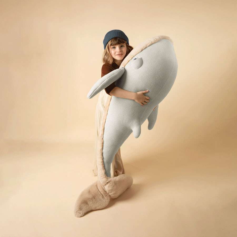 Big whale stuffed animal on sale