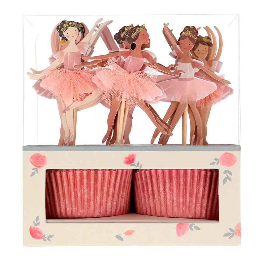 Meri Meri - Cupcake Set Ballerina - 24 Stk