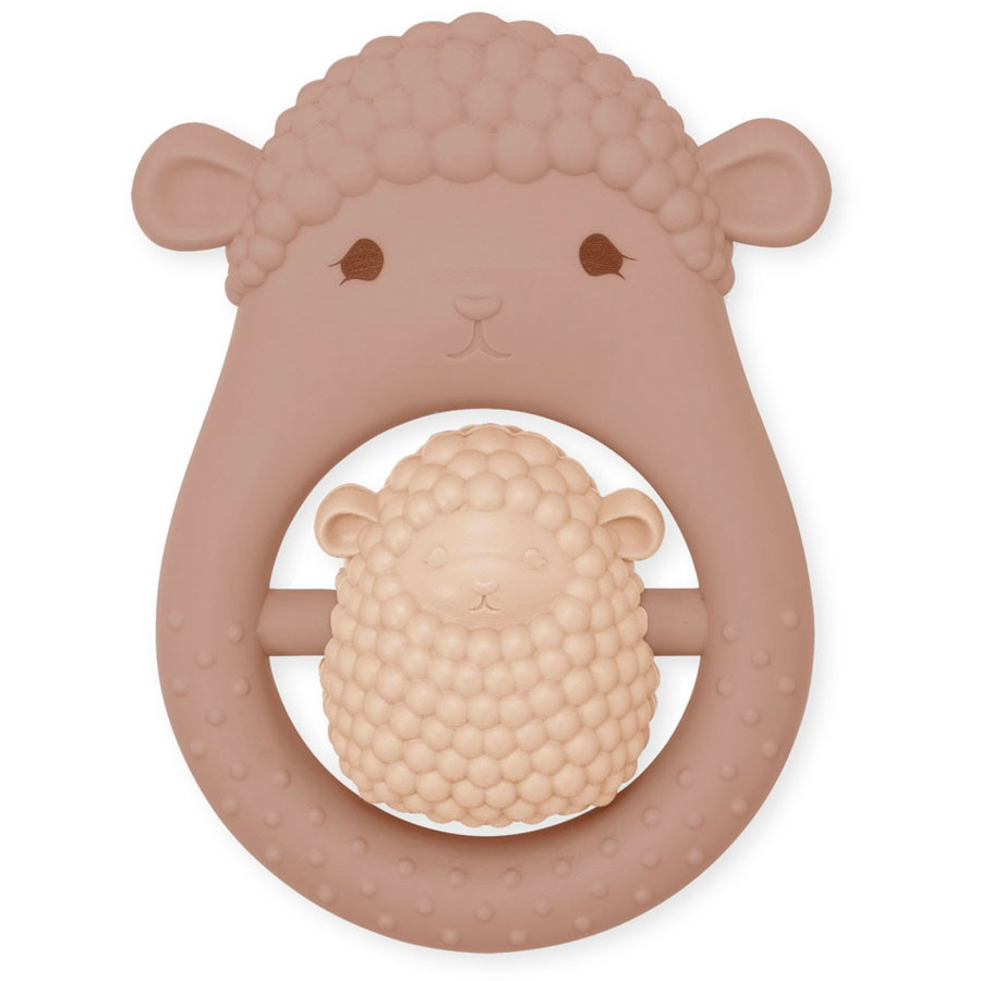 Konges Slojd - Teething ring "Sheep" in 2 colours