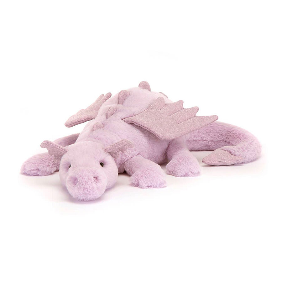 Jellycat - Lavender Dragon Medium | Minicatwalk.com