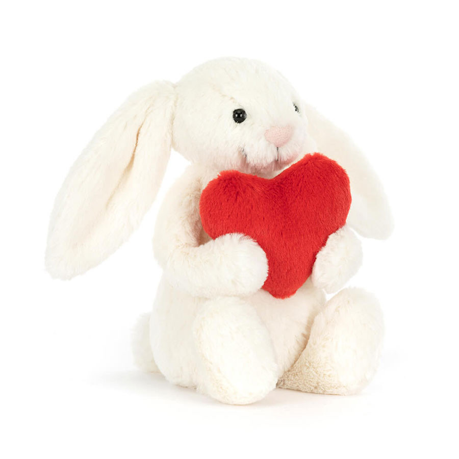 Jellycat - Bashful Red Love Heart Bunny